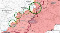 Карта бойових дій на 21 квітня 2025