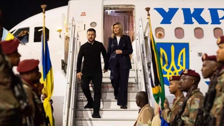 Володимир Зеленський у ПАР 24 квітня 2025