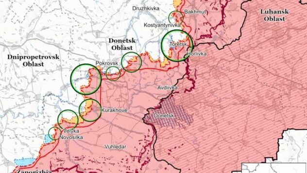 Карта бойових дій на 27 квітня 2025