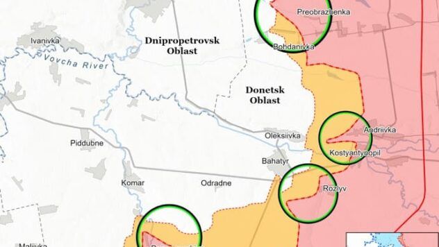 Карта бойових дій на 27 квітня 2025