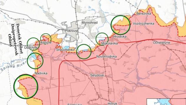Карта бойових дій на 27 квітня 2025