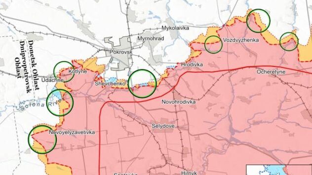 Карта бойових дій на 28 квітня 2025