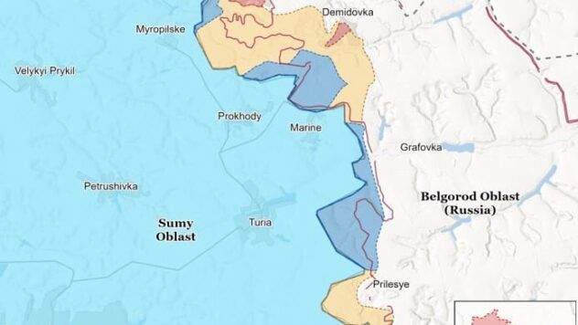Карта бойових дій на 28 квітня 2025