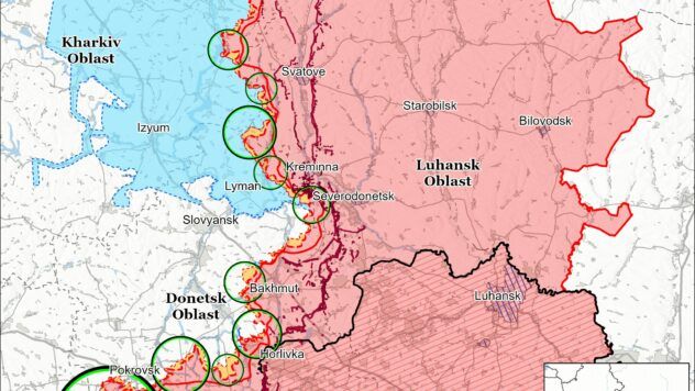 карта боїв на 4 травня