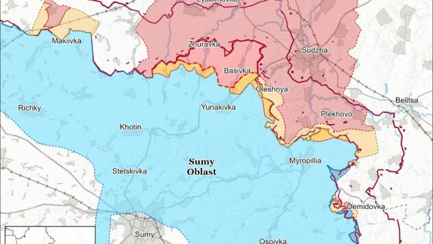 карта боїв на 4 травня