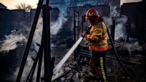 Пожежа під Ізюмом