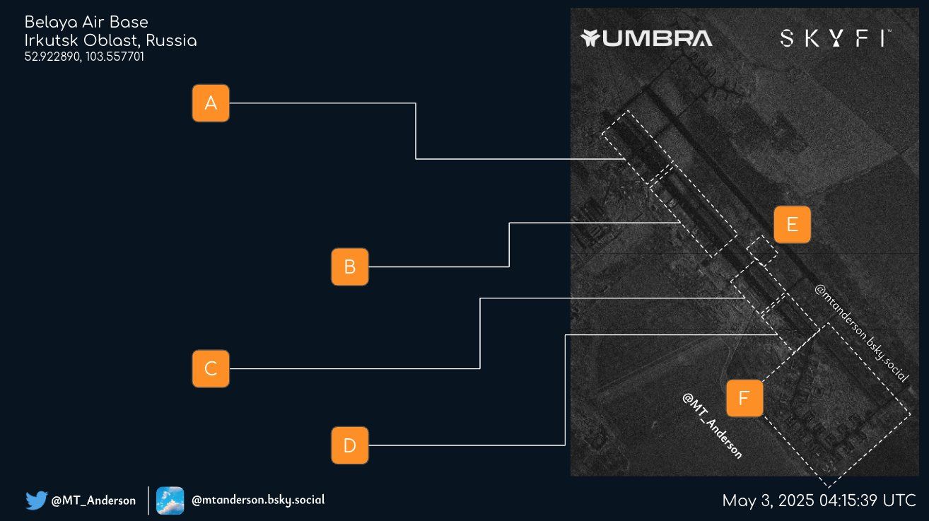 Супутникові знімки - аеродром Біла