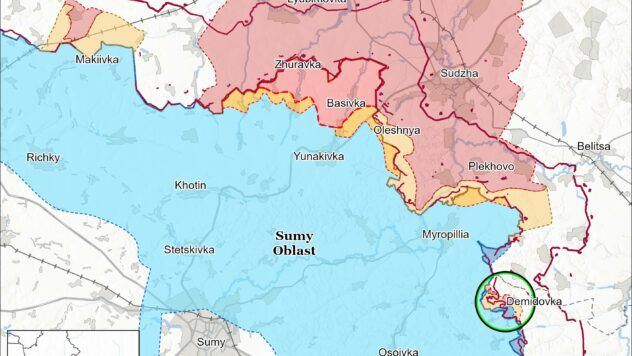 Карта бойових дій на 7 травня 2025