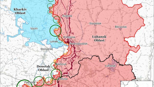 Карта бойових дій на 7 травня 2025
