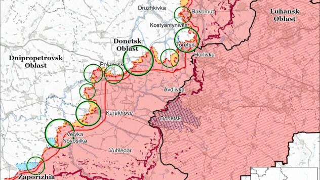Карта бойових дій на 7 травня 2025