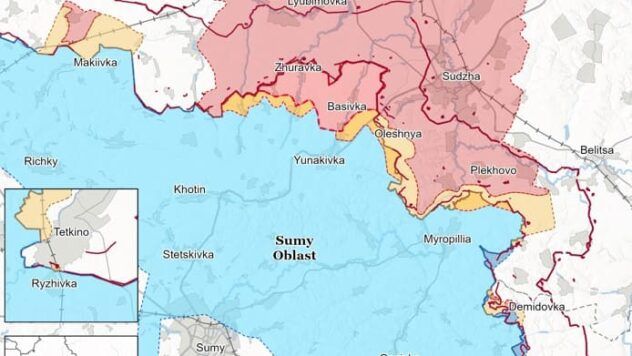 Карта бойових дій на 7 травня 2025