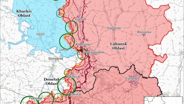 Карта бойових дій на 12 травня 2025