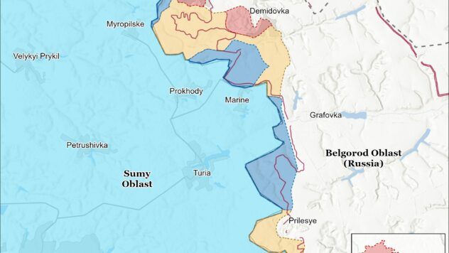 Карта бойових дій на 14 травня 2025