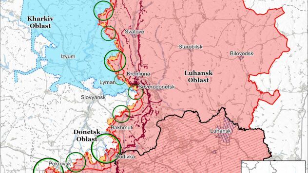 Карта бойових дій на 14 травня 2025