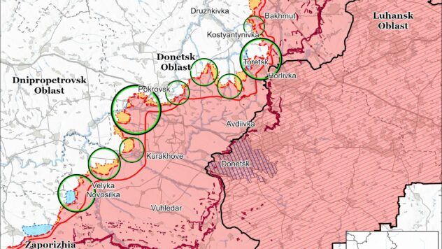 Карта бойових дій на 14 травня 2025