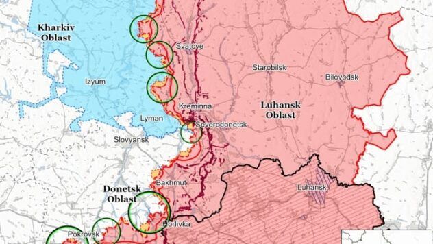 Карта бойових дій на 14 травня 2025