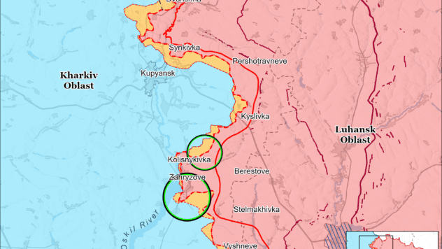 Карта бойових дій на 14 травня 2025
