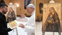 Зеленський подарував Папі ікону