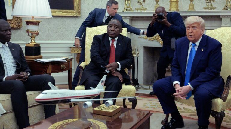donald trump and cyril ramaphosa