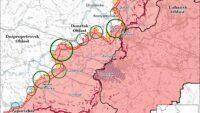 Карта бойових дій на 22 травня 2025