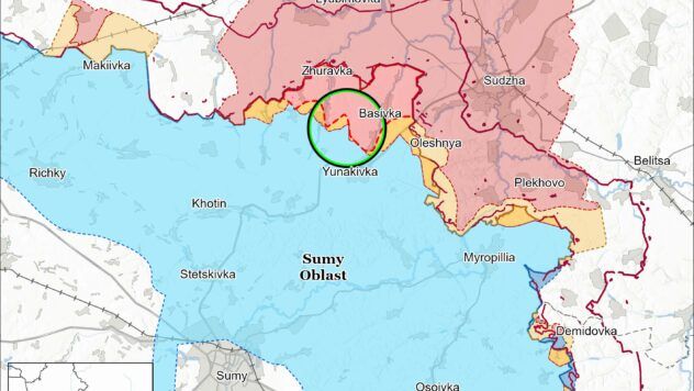Карта бойових дій на 22 травня 2025