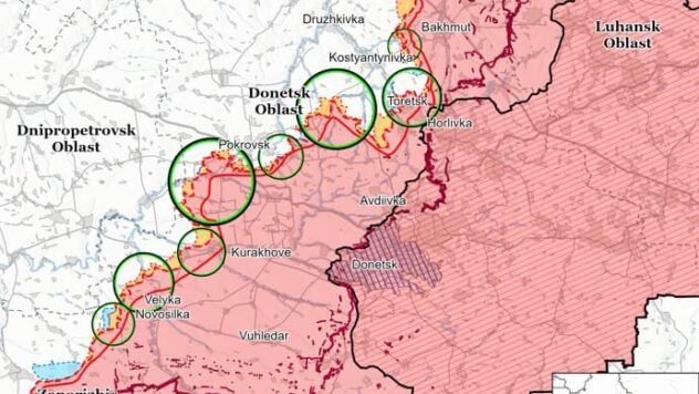 Карта бойових дій на 22 травня 2025