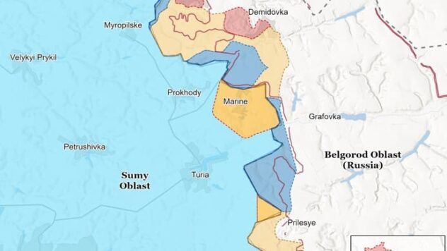 Карта бойових дій на 22 травня 2025