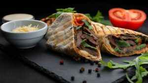 шаурма, лаваш, гриль