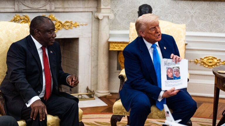 Трамп з президентом ПАР