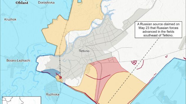 Карта бойових дій на 24 травня 2025