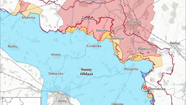Карта бойових дій на 24 травня 2025