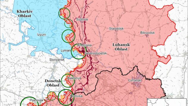 Карта бойових дій на 24 травня 2025