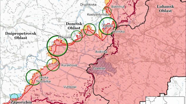 Карта бойових дій на 24 травня 2025