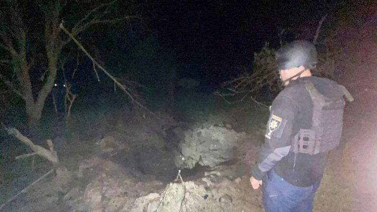Нічна атака на Київську область