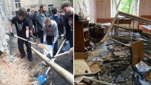 Унаслідок нічної атаки дронів на Київ постраждали гуртожитки КНУ ім. Шевченка: четверо травмованих