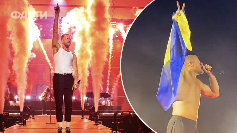 Imagine Dragons підняли прапор України ві Мілані