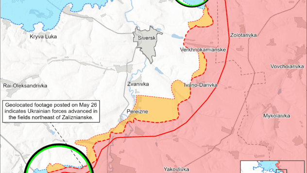 Карта бойових дій на 27 травня 2025