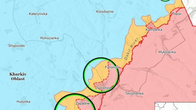 карта бойових дій