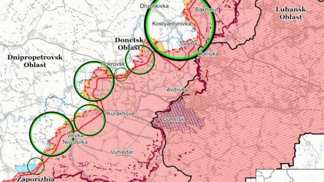 карта бойових дій