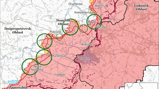 Карта бойових дій на 30 травня 2025