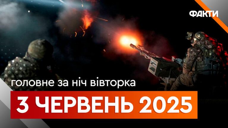Події ночі 3 червня 2025