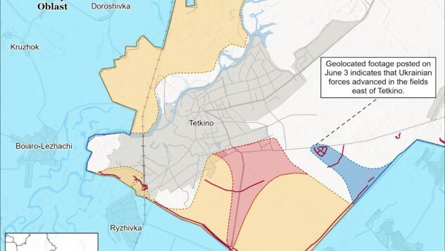 Карта бойових дій на 4 червня 2025