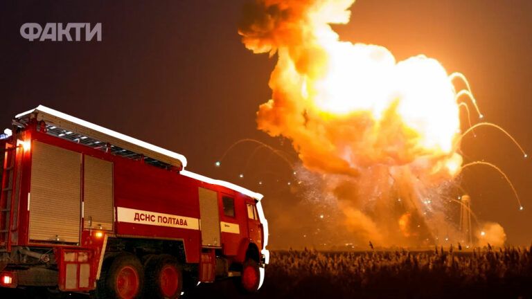 Ворог вдарив по полігону у Полтаві