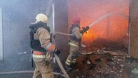пожежа у Харкові внаслідок обстрілу