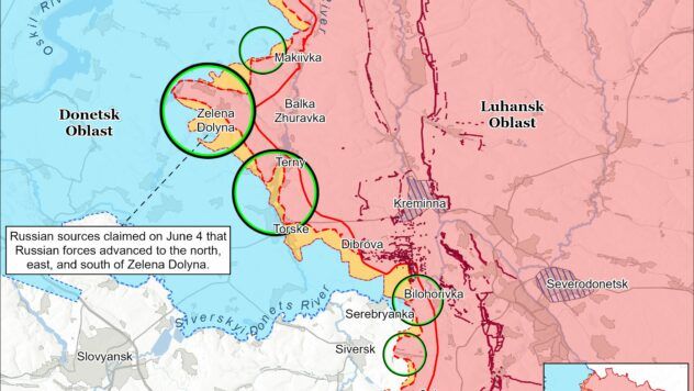 Карта бойових дій на 5 червня 2025