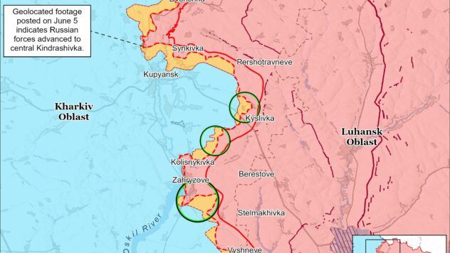 Карта бойових дій на 6 червня 2025