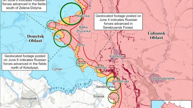 Карта бойових дій на 7 червня 2025
