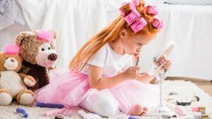 дівчинка краса догляд шкіра