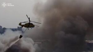 Київ-пожежа-гелікоптер