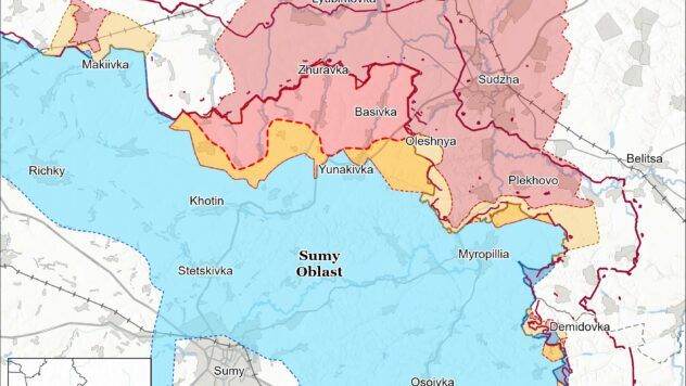 Карта бойових дій на 10 червня 2025
